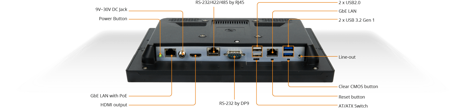 AFL3-W10A-AL industrial panel pc Integrated integrated I/O