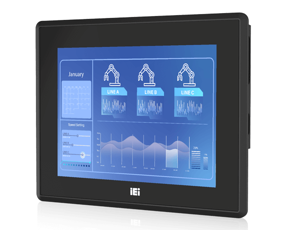 PPC2-C10-EHL 10.4” Fanless Panel PC with Intel® Celeron® Processor J6412