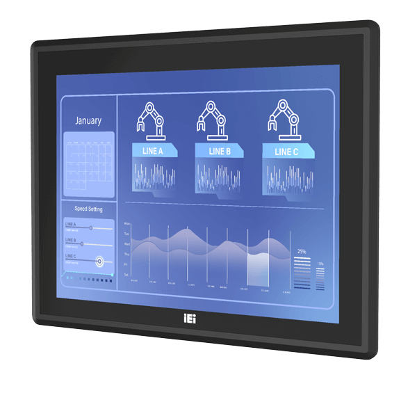 PPC2-C15-EHL 15 inch Fanless Panel PC | Intel® Elkhart Lake Platform