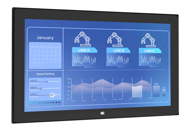 PPC2-CW19-EHL 18.5 Inch Fanless Panel PC | Intel® Elkhart Lake Platform