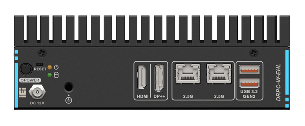 DRPC-W-EHL Fanless DIN-Rail Embedded System with Elkhart Lake Intel® Celeron™ Solution