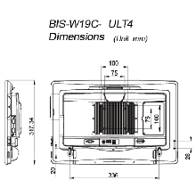 BIS-W19C-ULT4-dimension