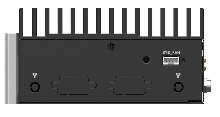 DRPC-W-JL Fanless DIN-Rail Embedded System back view