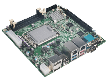 KINO-ADL mini-ITX SBC supports LGA1700 Intel® 12th/13th Generation Core™ i9/i7/i5/i3, Pentium® and Celeron® processor