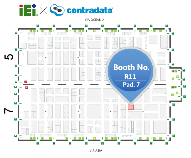 Sicurezza 2019 floor plan