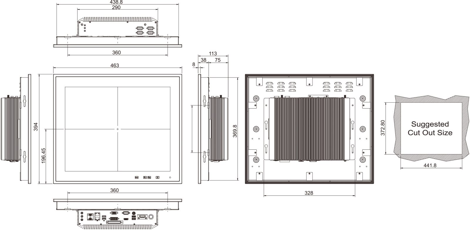 marine-panel-pc dimensions