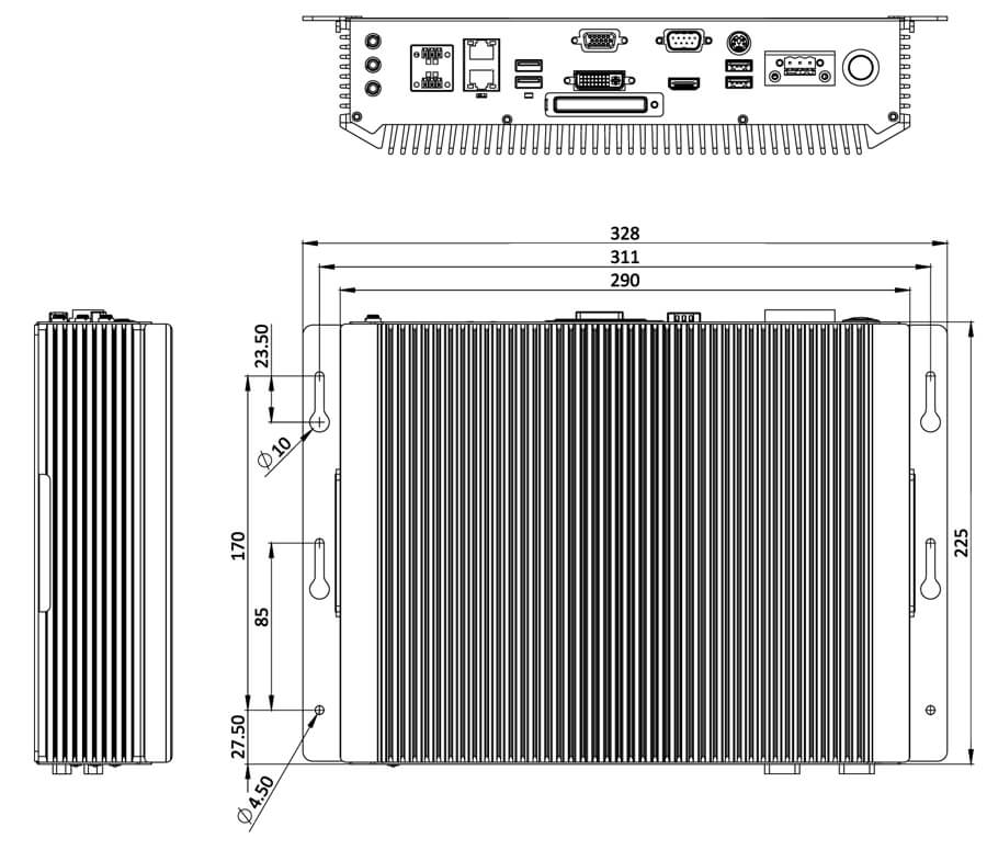 SBOX-embedded-system-dimension